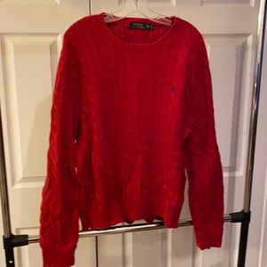 Polo Cable Crewneck Sweater